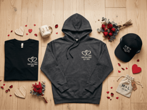 Personalización Profesional de Ropa y Accesorios de San Valentín
