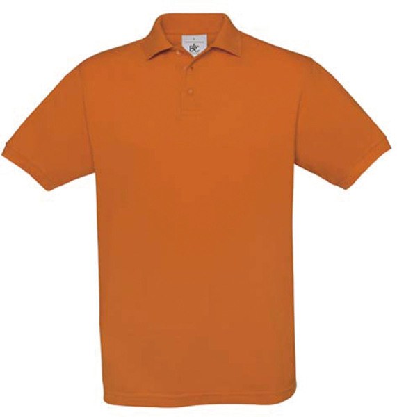 B&C CGSAFE - Classic Cotton Polo Shirt with Ribbed Collar