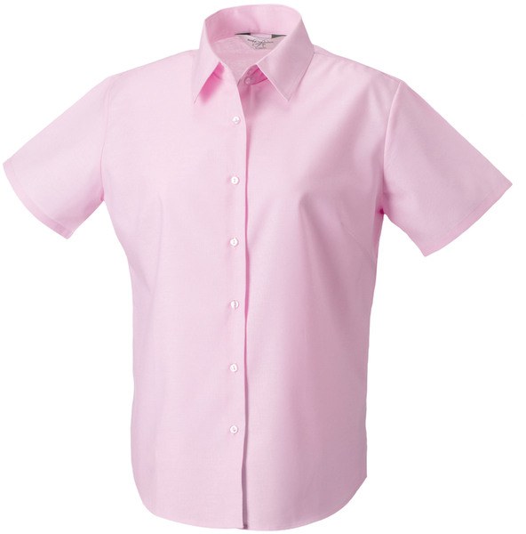 Russell Collection RU933F - Camisa Oxford En Manga Corta Y De FÁcil Cuidado