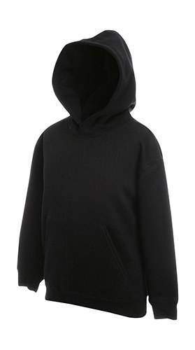 Fruit of the Loom 62-037-0 - Premium Kids Hooded Sweatshirt with Ribbed Cuffs