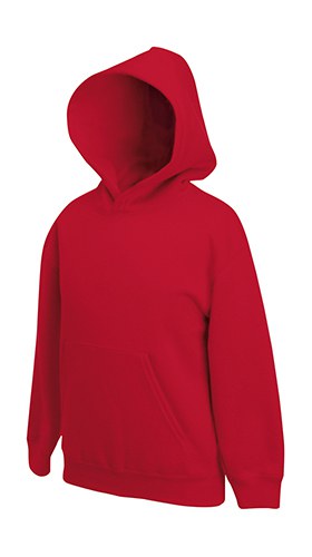 Fruit of the Loom 62-037-0 - Premium Kids Hooded Sweatshirt with Ribbed Cuffs