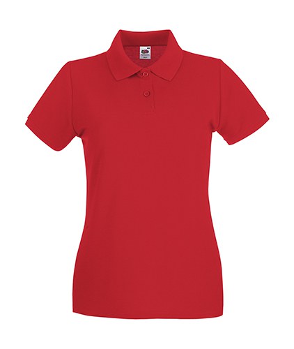 Fruit of the Loom 63-030-0 - Polo Premium Lady-Fit Polo Manga Corta Mujer