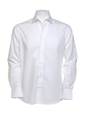 Kustom Kit KK131 - Camisa Business ajustada manga larga hombre