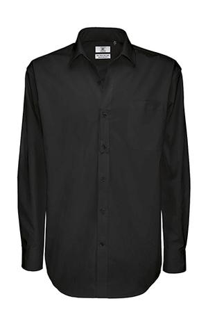 B&C SMT81 - Camisa de Sarga de Algodón de Manga Larga