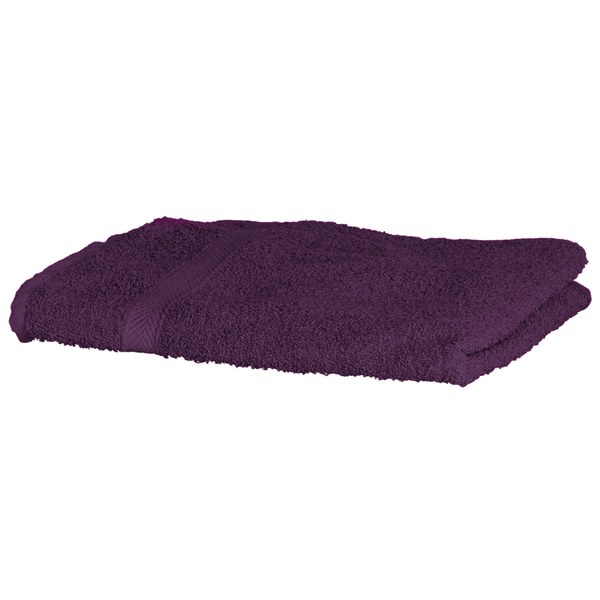 Towel city TC004 - Premium Ringspun Bath Towel with Herringbone Border