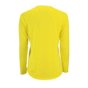 camiseta tecnica manga larga mujer