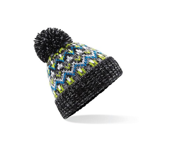 Beechfield BF458 - Beanie with Blizzard Pompon