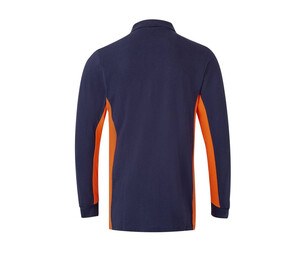 VELILLA V5514 - Two-Tone Polo Shirt Long Sleeves