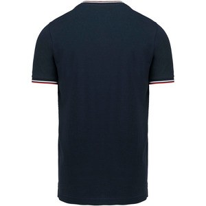 Kariban K374 - Camiseta de punto piqué con cuello de pico de hombre