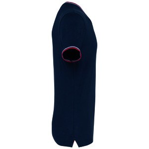 Kariban K374 - Camiseta de punto piqué con cuello de pico de hombre