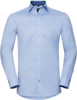 Russell RU964M - LONG-SLEEVED HERRINGBONE SHIRT