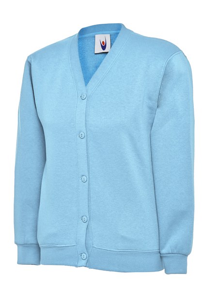 Radsow by Uneek UC207 - Ultra Soft Kids' Five Button Cardigan with Pockets