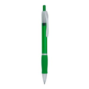 Stamina HW8008 - ONTARIO Push ball pen in translucent finish and soft matching grip