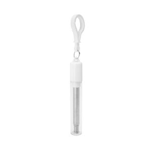 Stamina MD4068 - LADAS Pajita extensible reutilizable de acero inoxidable 304 con boquilla de silicona