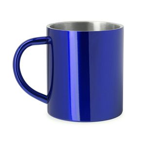 Stamina MD4083 - KIWAN Double wall metal mug with colour exterior