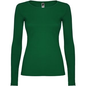 Roly CA1218 - Elegant Cotton Long-Sleeve Women's Tee with Trimmed Neck