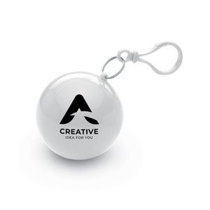 NIMBUS Compact Transparent Poncho with Carabiner Hook - GiftRetail MO7421