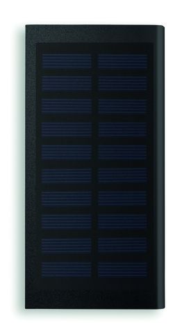 SOLAR POWERFLAT High-Capacity Solar Power Bank with Dual USB Outputs - GiftRetail MO9051