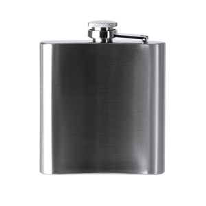 WALKER Stainless steel flask with safety anti-drip closure - EgotierPro BI4141