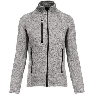 Kariban K9107 - Chaqueta jaspeada con cremallera mujer