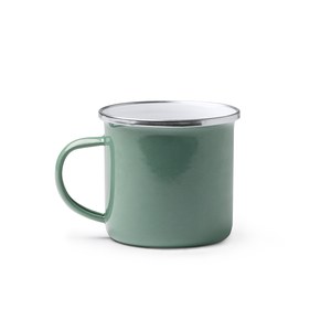 CARDIF Taza metálica esmaltada con estilo retro - EgotierPro TZ1213