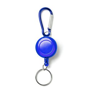 DOKI Rollerclip keyring with carabiner and retractable ring - EgotierPro KO4209