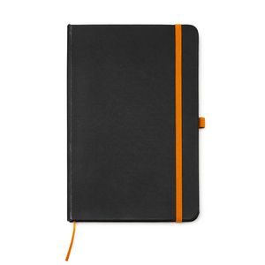 Stamina NB7987 - PIANA A5 notebook with hard covers in black PU