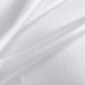 Roly TJ9985 - INTERLOCK DAYTONA POLIESTER 140 GSM 100% polyester interlock fabric in white