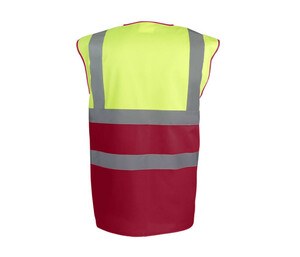 YOKO YK122 - HI VIS TWO TONE WAISTCOAT