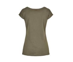 BUILD YOUR BRAND BYB013 - LADIES WIDE NECK TEE