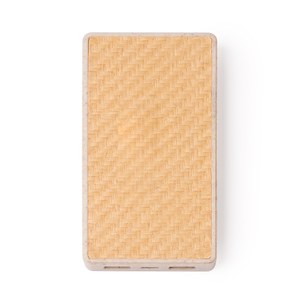 BRUKIN Batería externa realizada en cuerpo de fibra de trigo y base de fibras naturales - EgotierPro PB1490