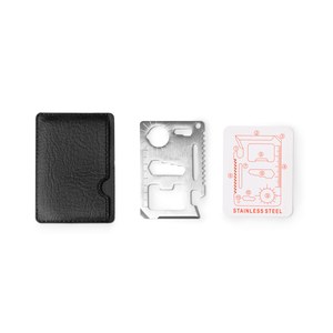 DOZE Stainless steel multi-tool with 11 in-built functions - EgotierPro TO1390