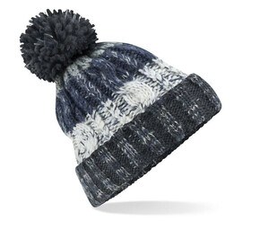 Beechfield BF486 - Corkscrew beanie with pompom