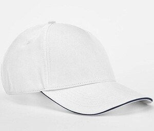 BEECHFIELD BF825C - Eco-Friendly Organic Cotton 5 Panel Cap with Contrast Peak