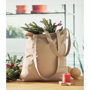 VIVEKA COLOUR Recycled cotton shopping bag - GiftRetail MO2302