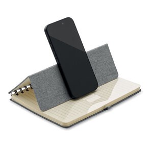 STRATA A5 notebook with phone holder - GiftRetail MO2522
