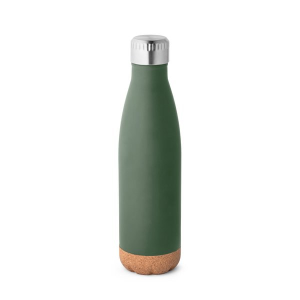 Stainless steel thermos and cork base 560 mL - Egotier 94240