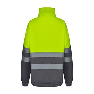 Velilla 36101 - Sudadera bicolor (300g/m²) en tejido polar de poliéster (100%)