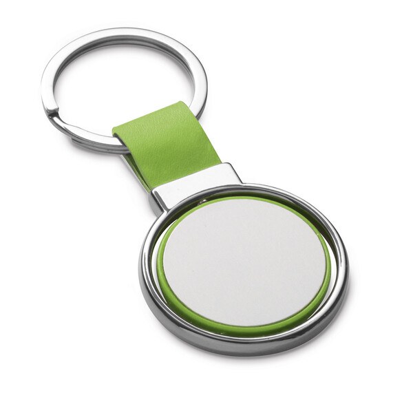 Metal and PU keyring - Egotier 93177