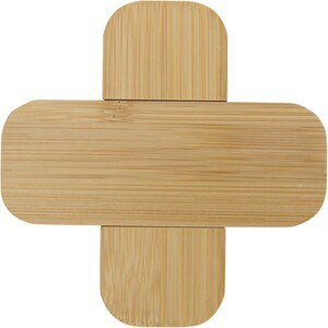 Salvamanteles de bambú pequeño "Croc" - EgotierPro 126362