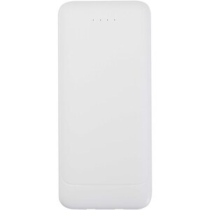 Batería externa de plástico reciclado de 10 000 mAh y 10 W con 2 cables integrados "Adhil" - EgotierPro 124459