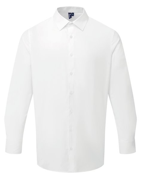 Premier PR203 - RECYCLIGHT mens long sleeve poplin shirt