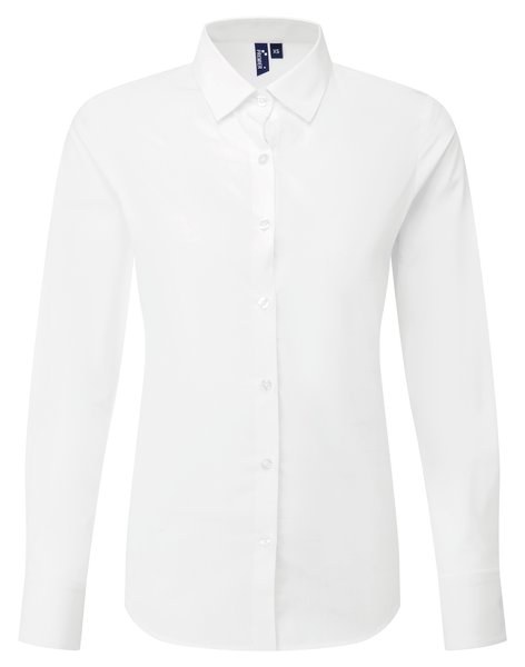 Premier PR303 - RECYCLIGHT ladies long sleeve poplin shirt