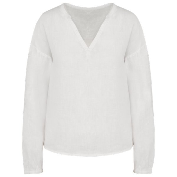 Spasso SP524 - Ladies Linen Blouse