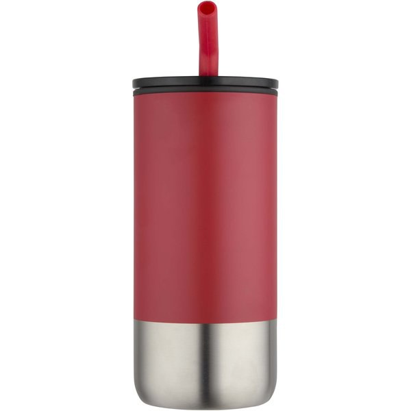 Grayson 480 ml RCS recycled insulated tumbler with straw - EgotierPro 100918