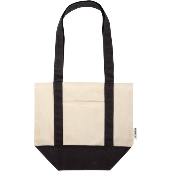 Bolsa Tote mini de algodón reciclado GRS de 320 g/m² "Sam" - EgotierPro 120800