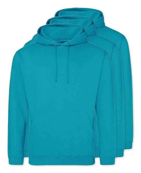 AWDIS JUST HOODS JH001x3 - Unisex Cozy Hooded Sweatshirt for All Seasons