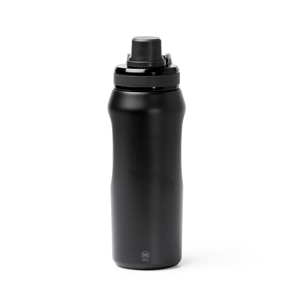 Stamina BI2016 - GERALD Bottle with a body made from recycled double wall 304 stainless steel and a translucent Tritan lid with an integrated screw cap dispenser
