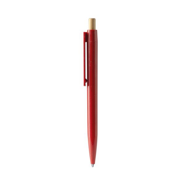 Stamina BL1516 - CARINI Ballpoint pen made of wheat fiber with bamboo push button