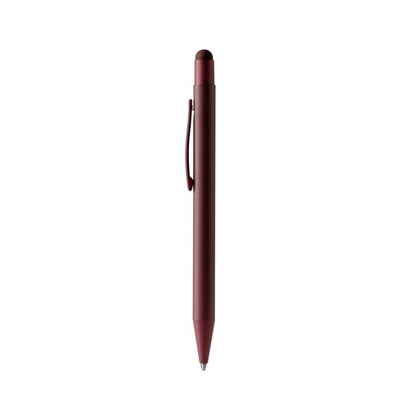Stamina BL1599 - LEONI Metallic ball pen with matte finish matching the touch pointer